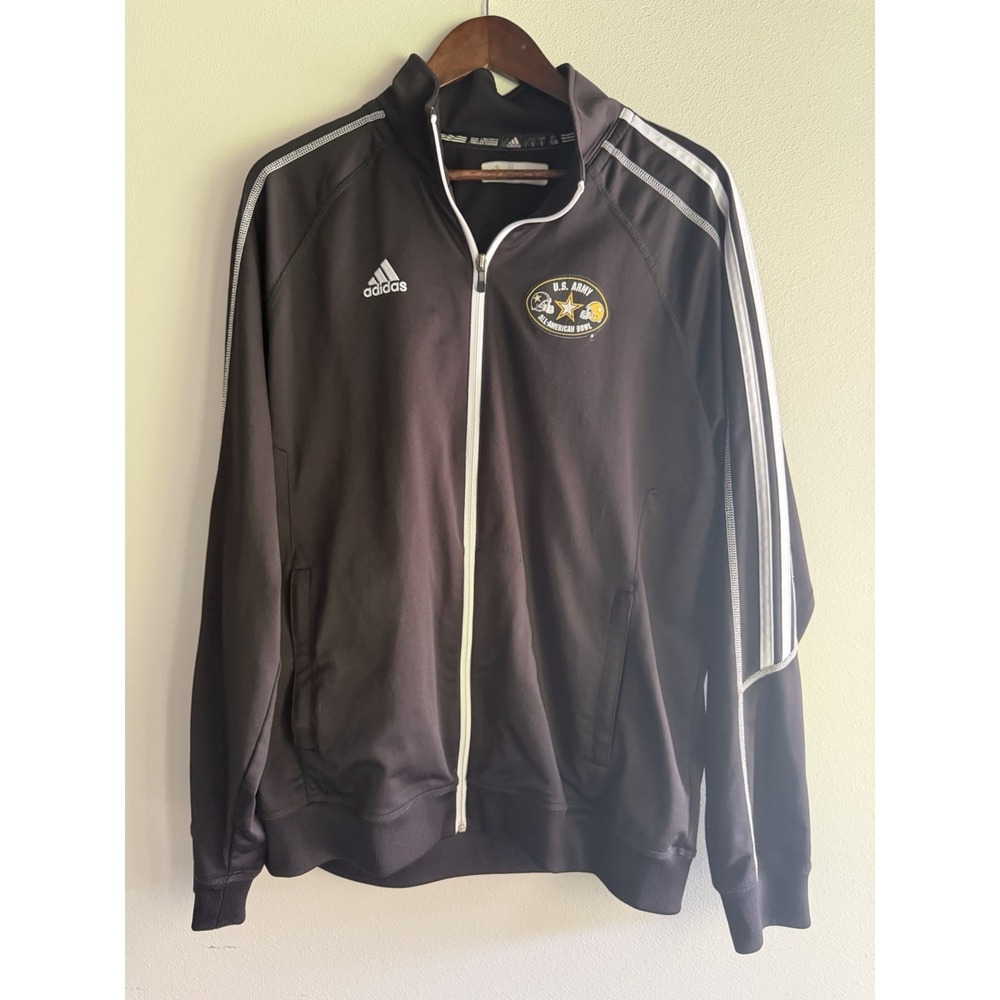 Adidas U.S. Army All-American Bowl Jacket Mens Large Climalite Track Full Zip